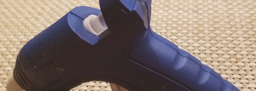 Blue glue gun